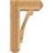 Ekena Millwork Legacy Craftsman Rough Sawn Bracket w/ Offset Brace, Western Red Cedar, 8"W x 20"D x 32"H BKT0806X20X32LEC04RWR - alternate 4